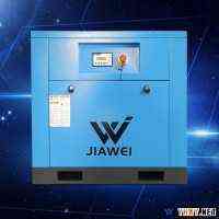昆山嘉为厂家现货直供节能固定式空压机 22kw工频高配螺杆静音空气压缩机