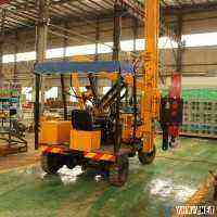 公路打桩机打孔机 新型自带空压机一体打钻桩机 徐州打桩机厂家