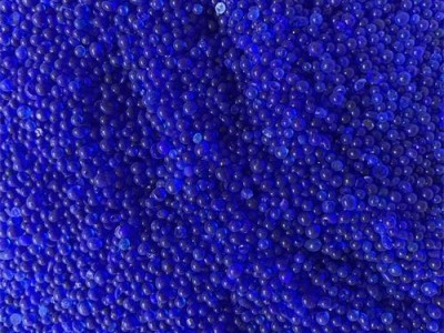变色蓝胶干燥剂蓝色硅胶防潮珠颗粒五金电子防潮
